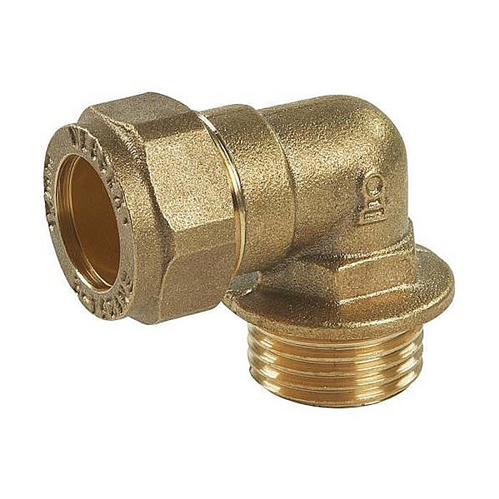 Compression Elbow 90 Degree 15mm x Male Iron