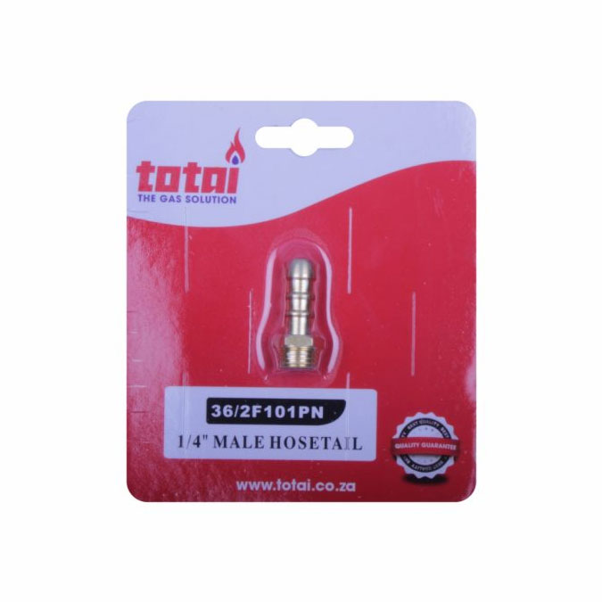 Totai Gas Hose Tail, Male Thread