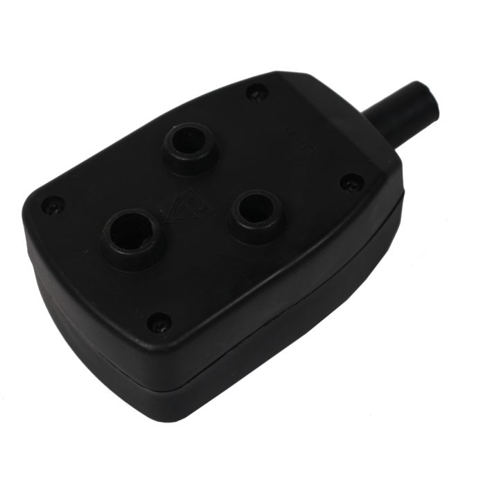 Janus Double Coupler, Black PVC