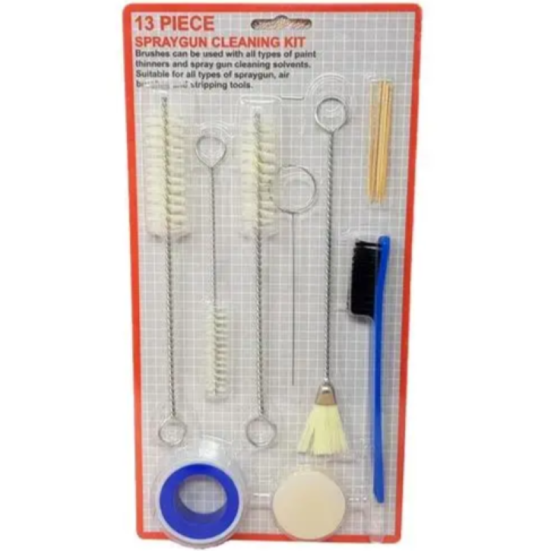 Spray Gun Cleaning Kit 13 Piece