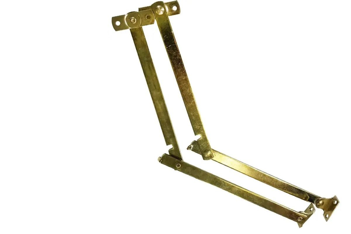 KonstruktIt Folding Stay 152mm, Brass Plated