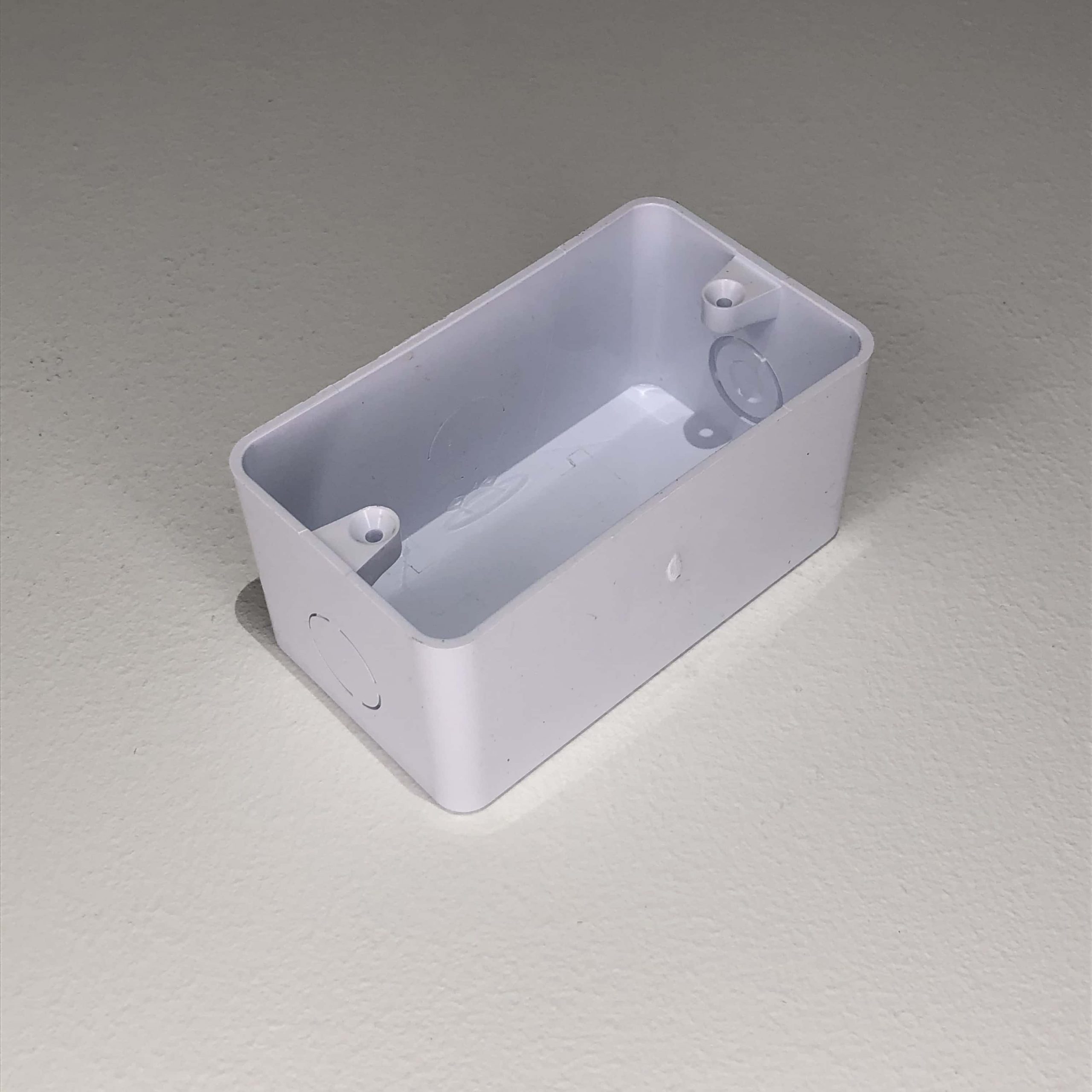 PVC Wall Box 4 x 2, White