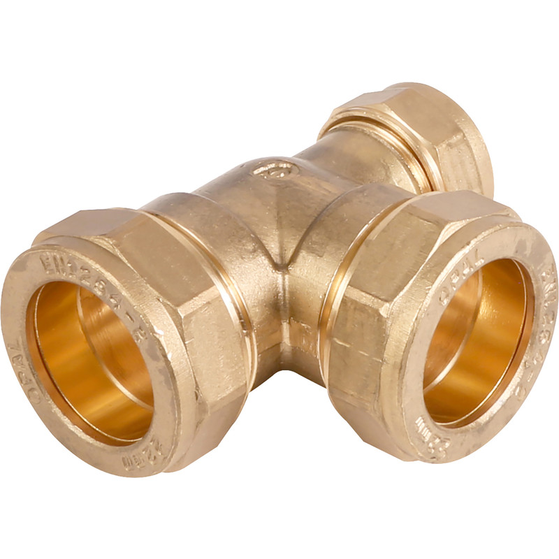 Compression Reducing Tee 22 x 15 x 22mm