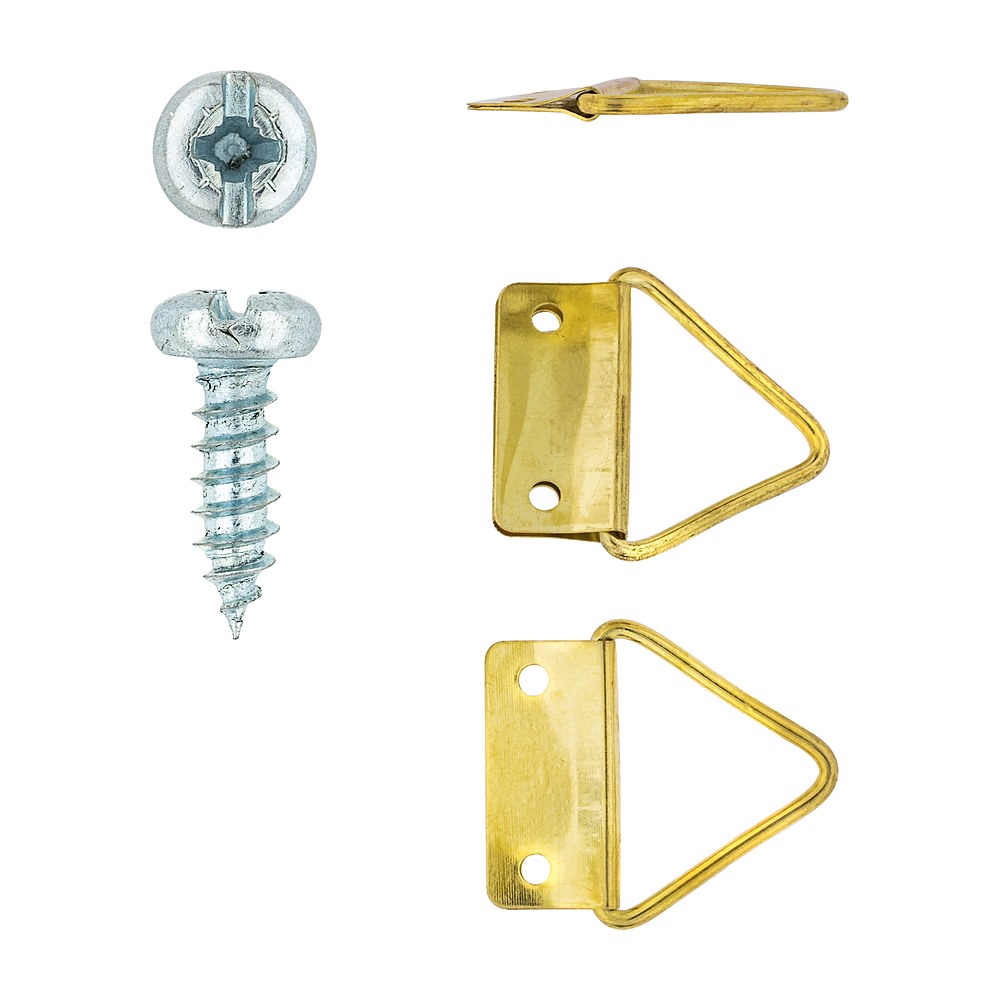 Eureka Picture Triangle Hanger, Large – 4 Pack
