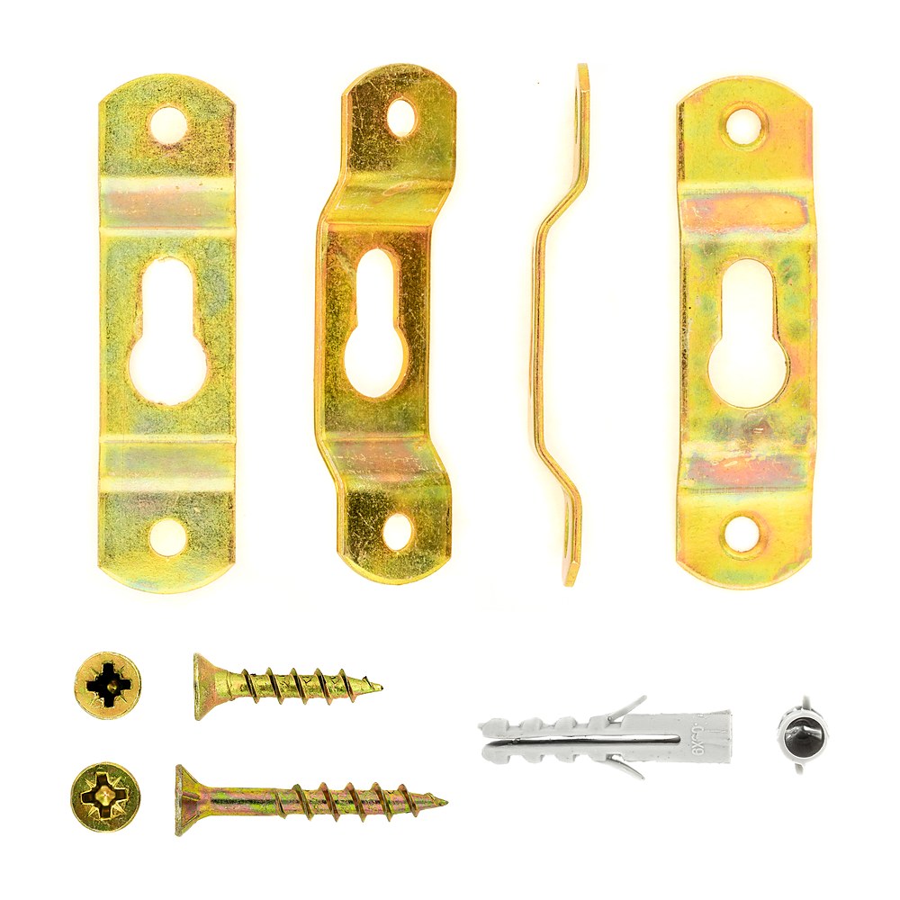 Eureka Raised Slotted Picture Hanger, Large – Pack of 4