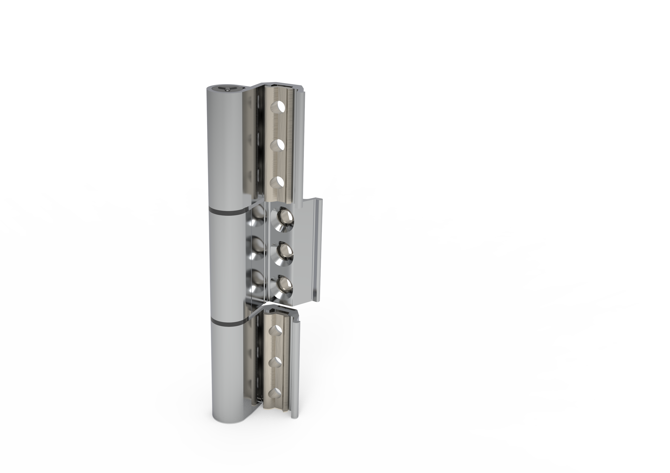 KonstruktIt Flush Window Hinge, 3 Leaf