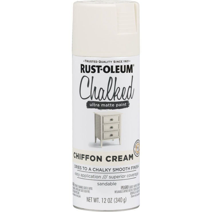 Rust-Oleum Chalked Ultra Matte Spray Paint Chiffon Cream