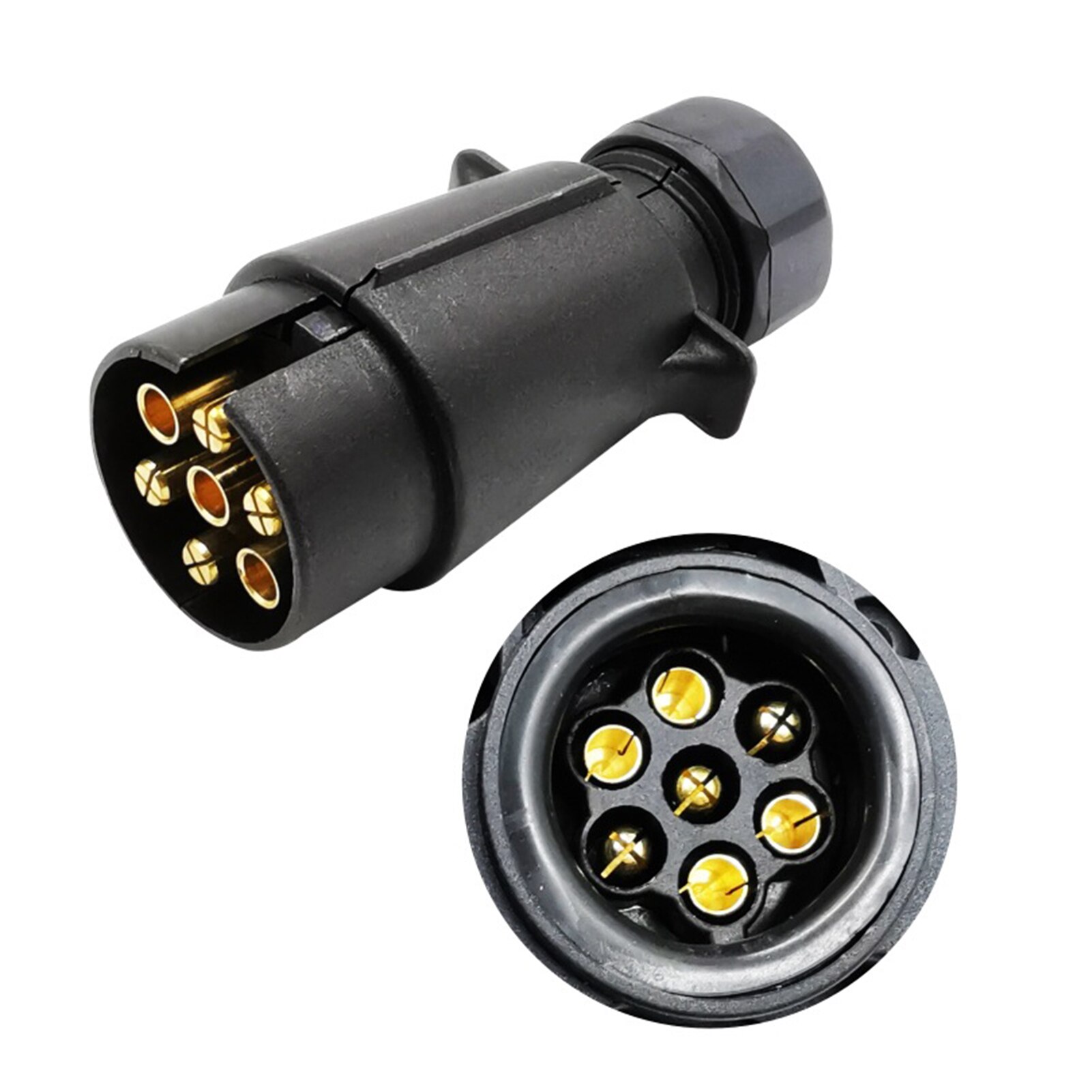 KonstruktIt Trailer Socket 7-Pin, Plastic