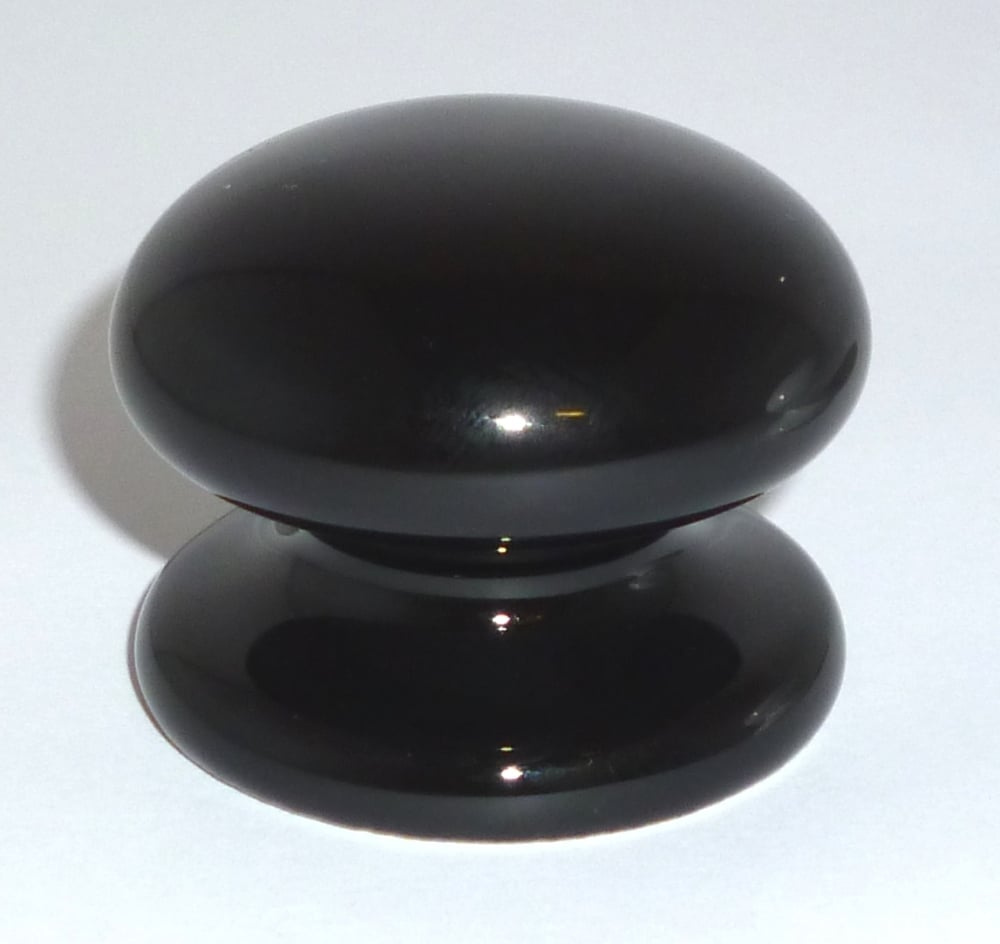 Ceramic Knob 38mm, Black