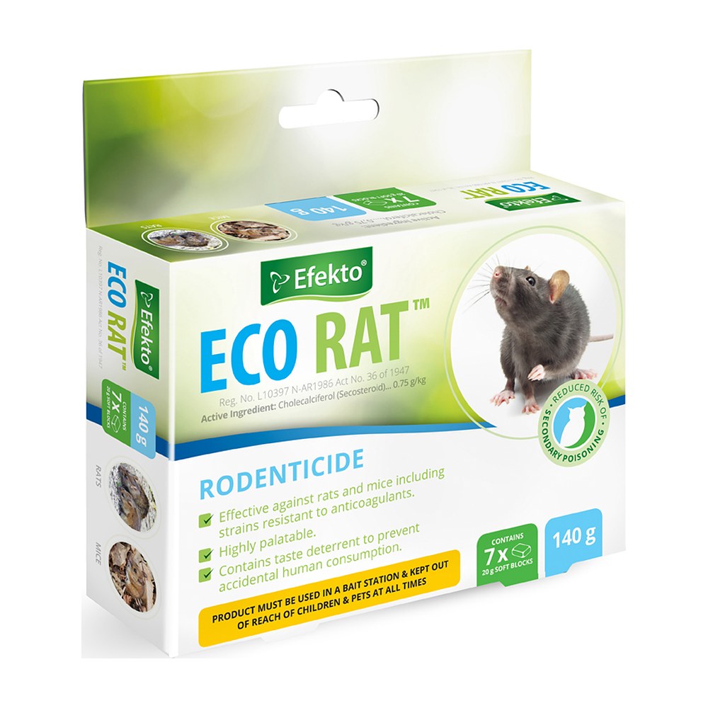 Efekto Eco Rat Rodenticide Soft Bait 140g