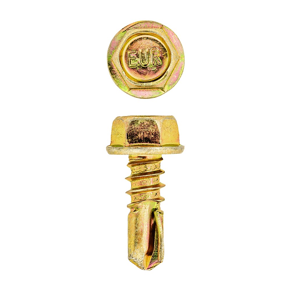 Eureka Tek Screw for Metal, T3 Tip, Dual Thread 5.5 x 16mm – 60 Pack