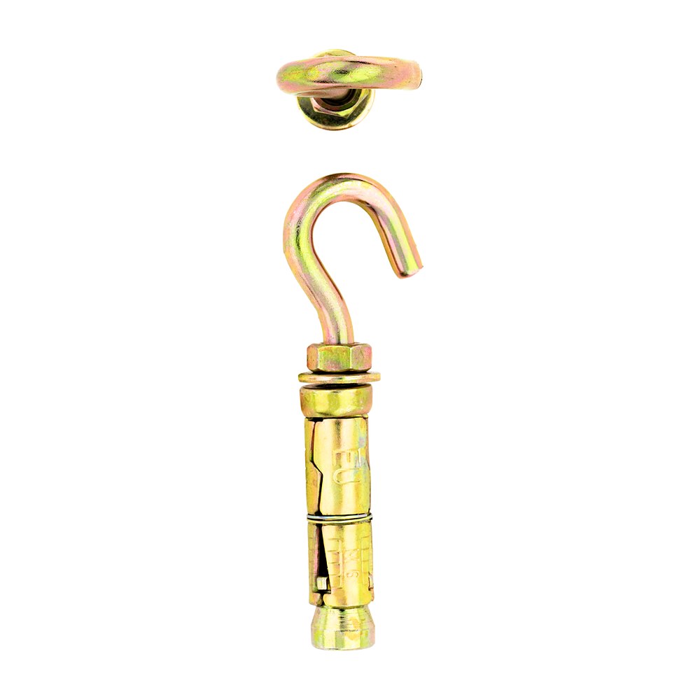 Eureka Expansion Bolt, Hook / Eye / Projection – Hook 6 x 45mm #12 – pack of 4