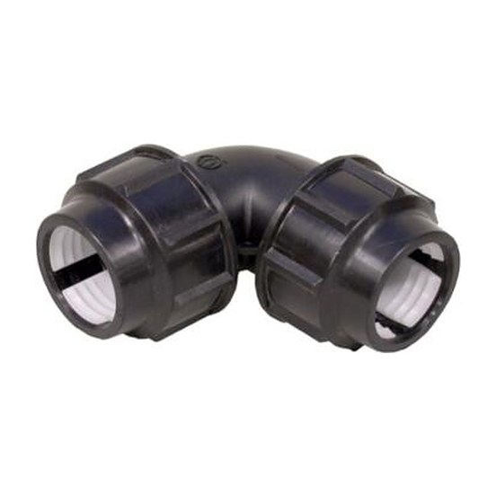 KonstruktIt HDPE Compression Elbow 32mm – Equal