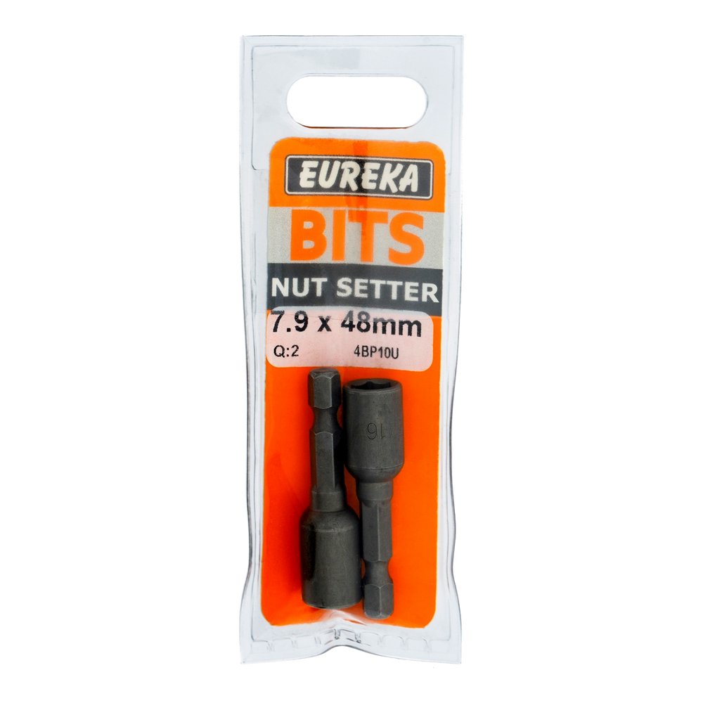 Eureka Magnetic Nut Setter – 5/16" (7.9mm) x 48mm – pack of 2