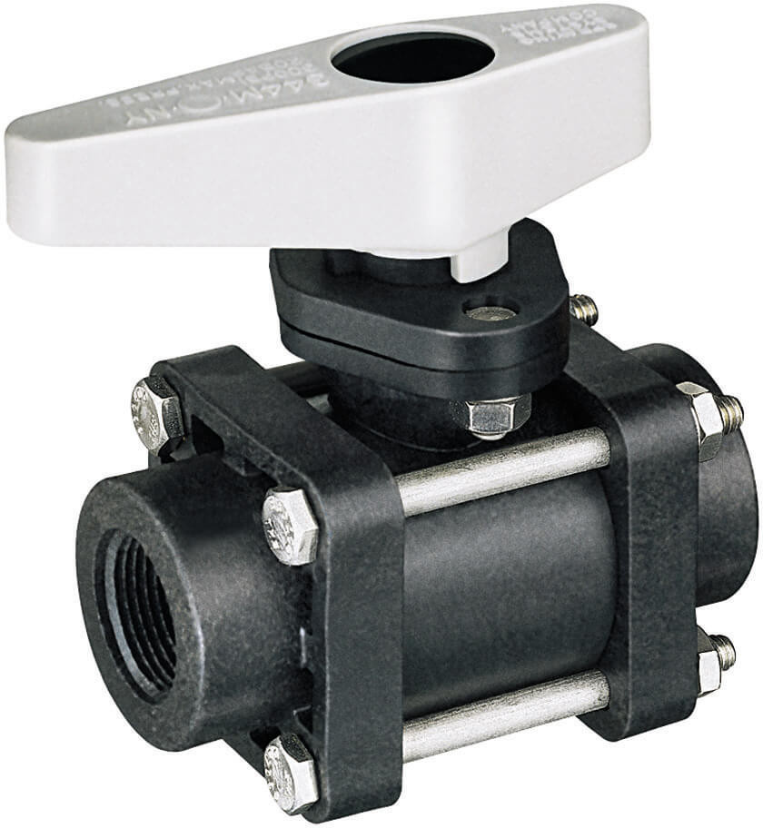 KonstruktIt Nylon Lever Ball Valve 3/4"