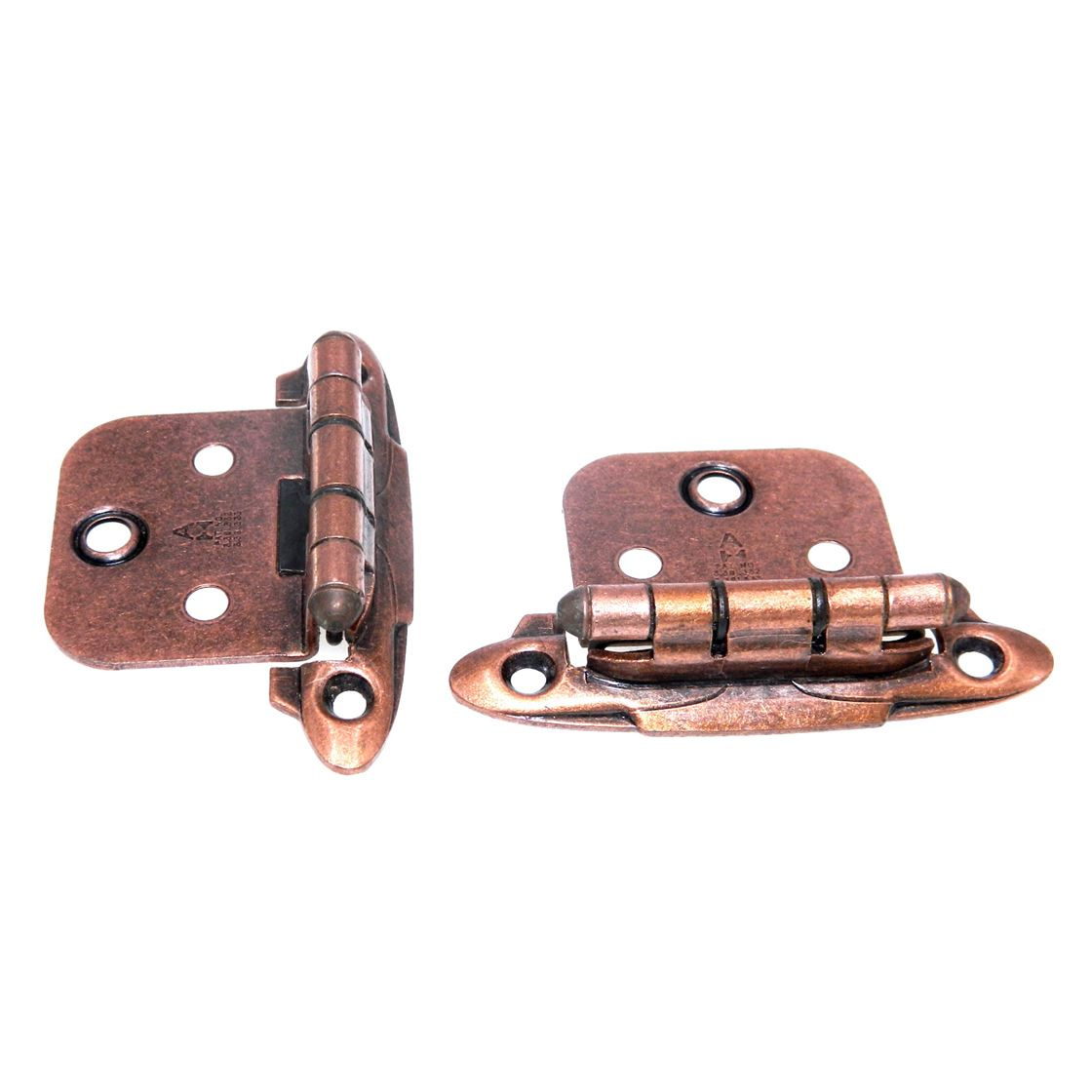 KonstruktIt Self-Closing Kitchen Cabinet Hinge, Antique Copper – Pair