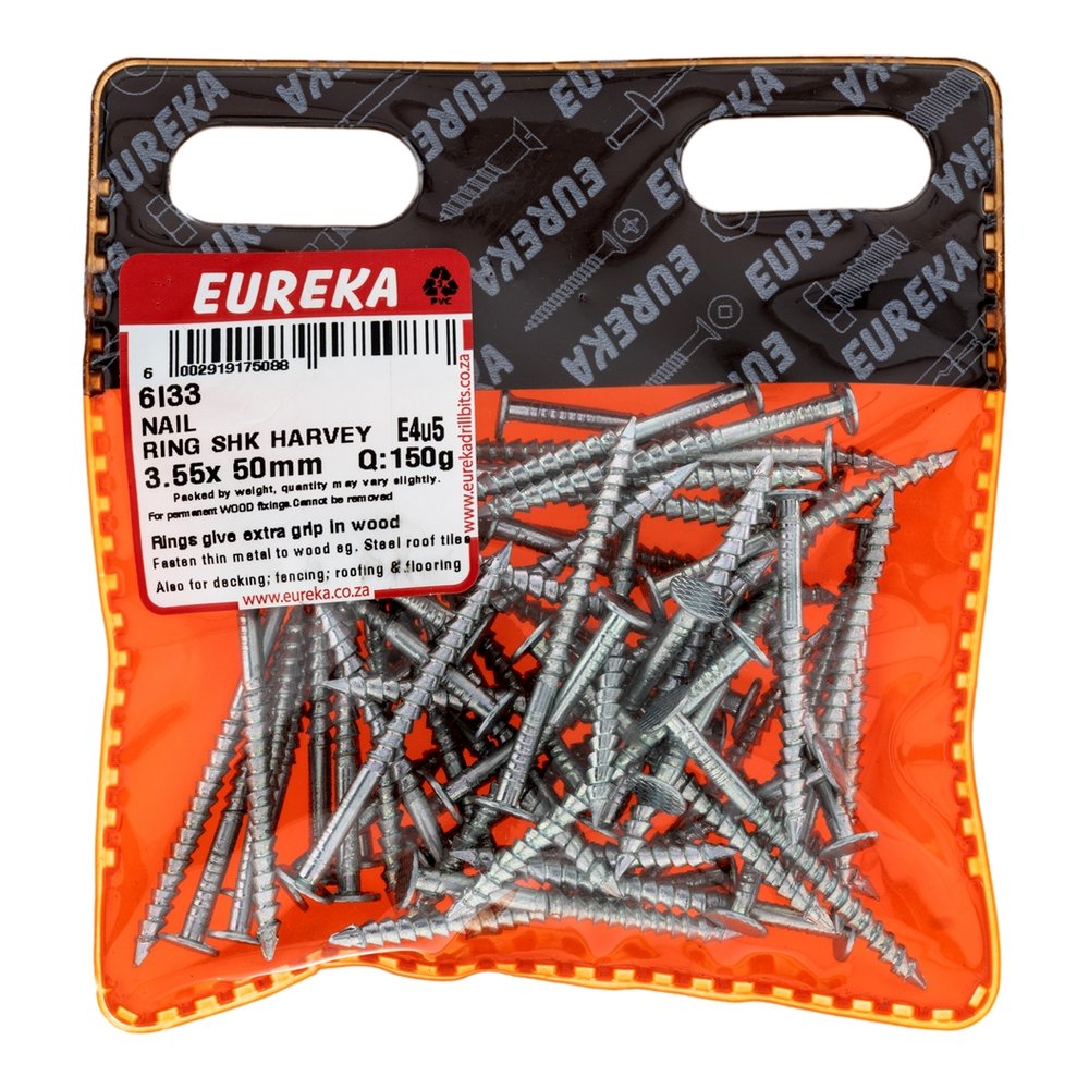 Eureka Ring Shank Nail – 3.55 x 50mm – pack of 150