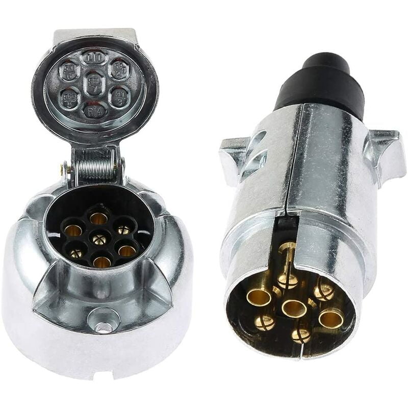 KonstruktIt Trailer Plug 7-Pin, Metal