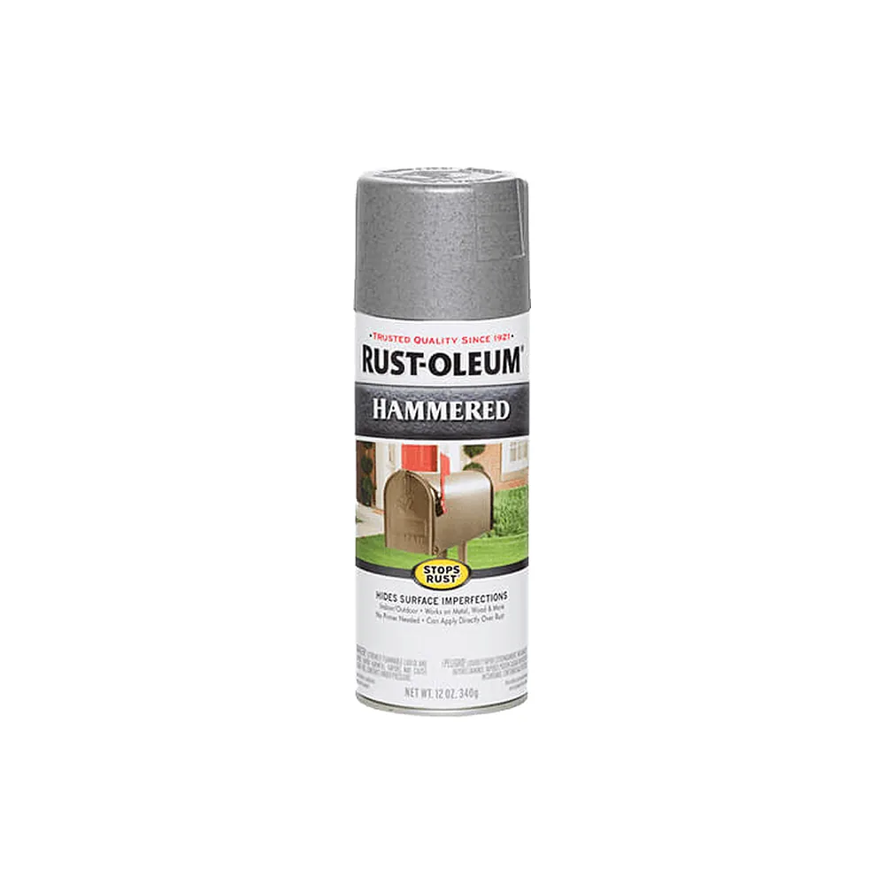 Rust-Oleum Stops Rust Hammered Spray Paint Silver
