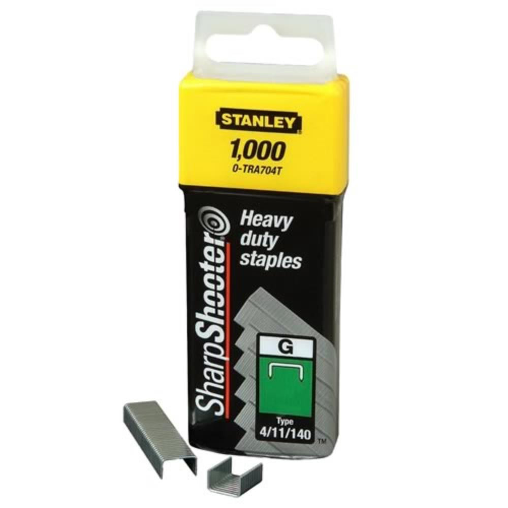 Stanley Heavy-Duty Staples Type G, 1000 Pack