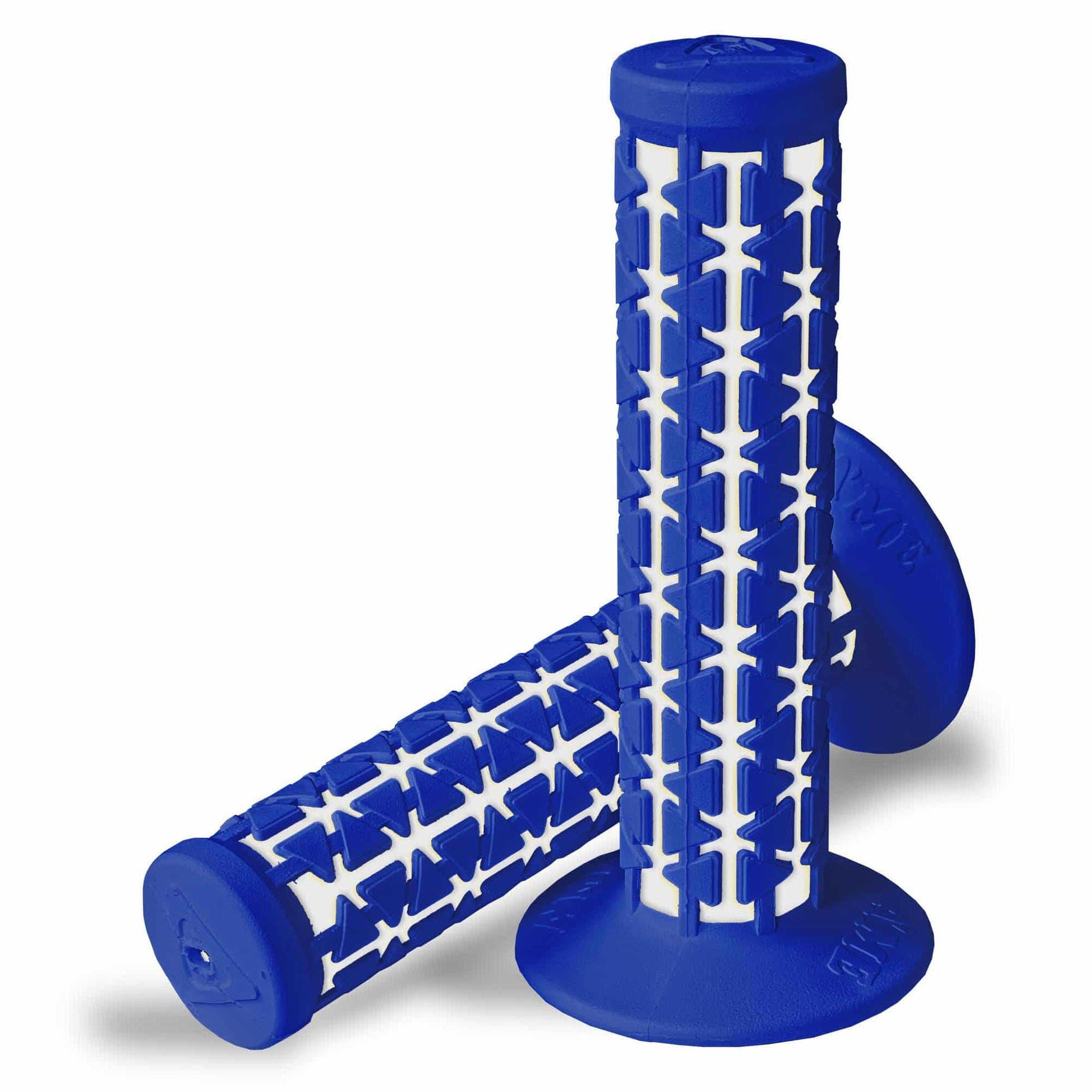 BMX Grips, Blue/White
