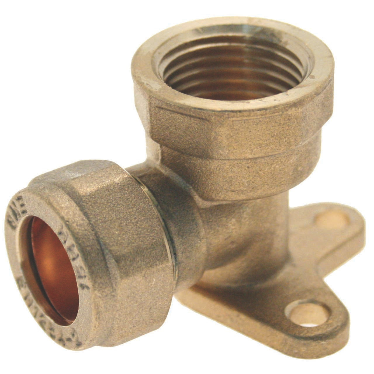 Wall Plate Elbow 22mm x 3/4", SABS