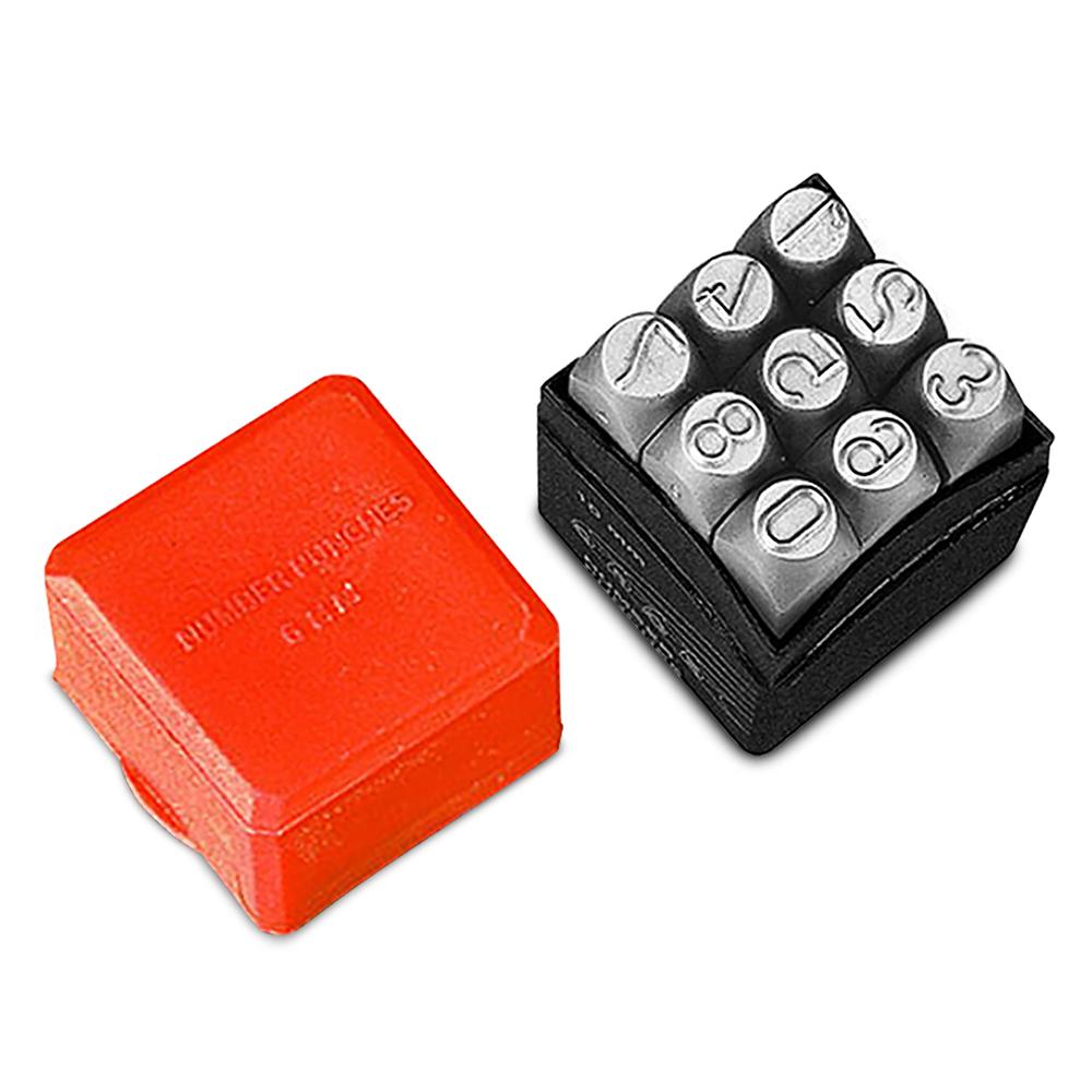 Number Punch Set 4mm