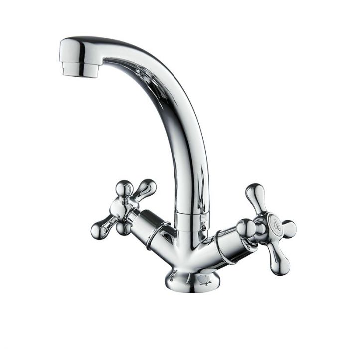 Basin Mixer with Swivel Spout