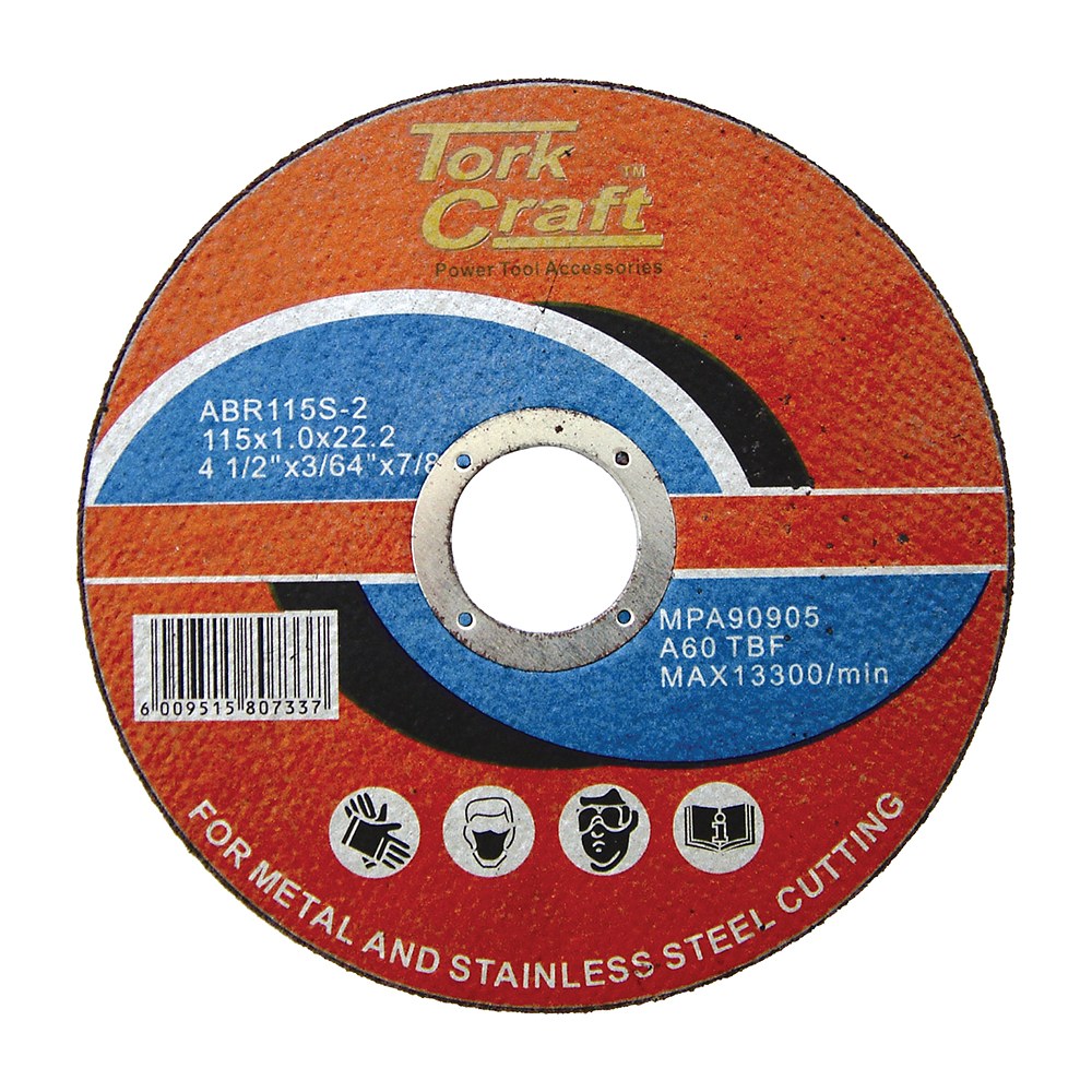 Cutting Disc 115 x 1mm, Steel &amp; Stainless Steel