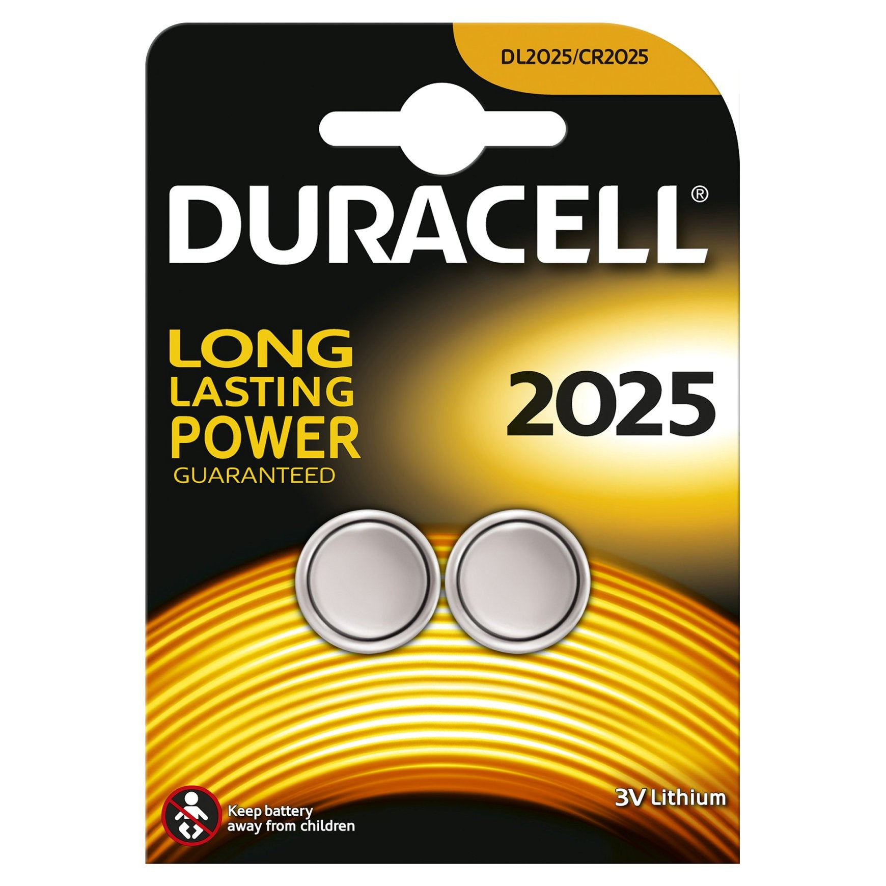 Duracell CR2025 3V Lithium Coin Battery