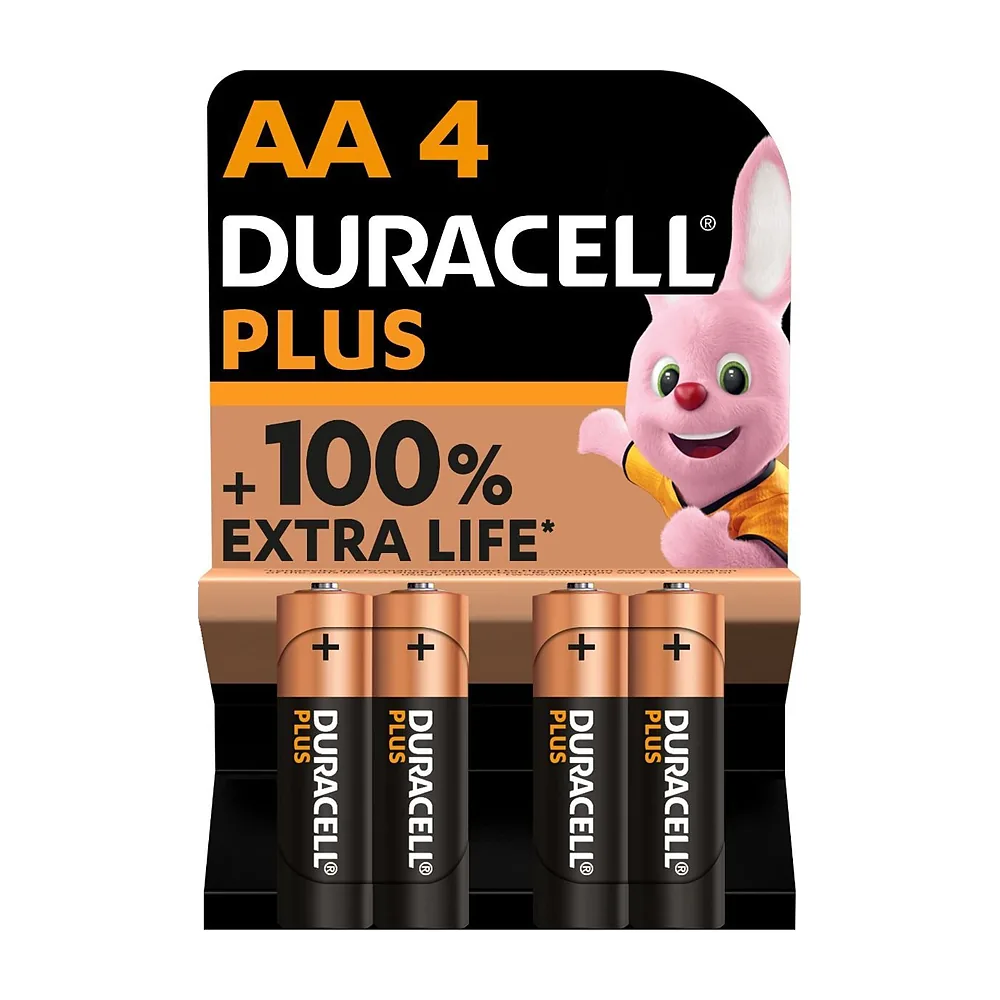 Duracell Plus Aa 4 Pack
