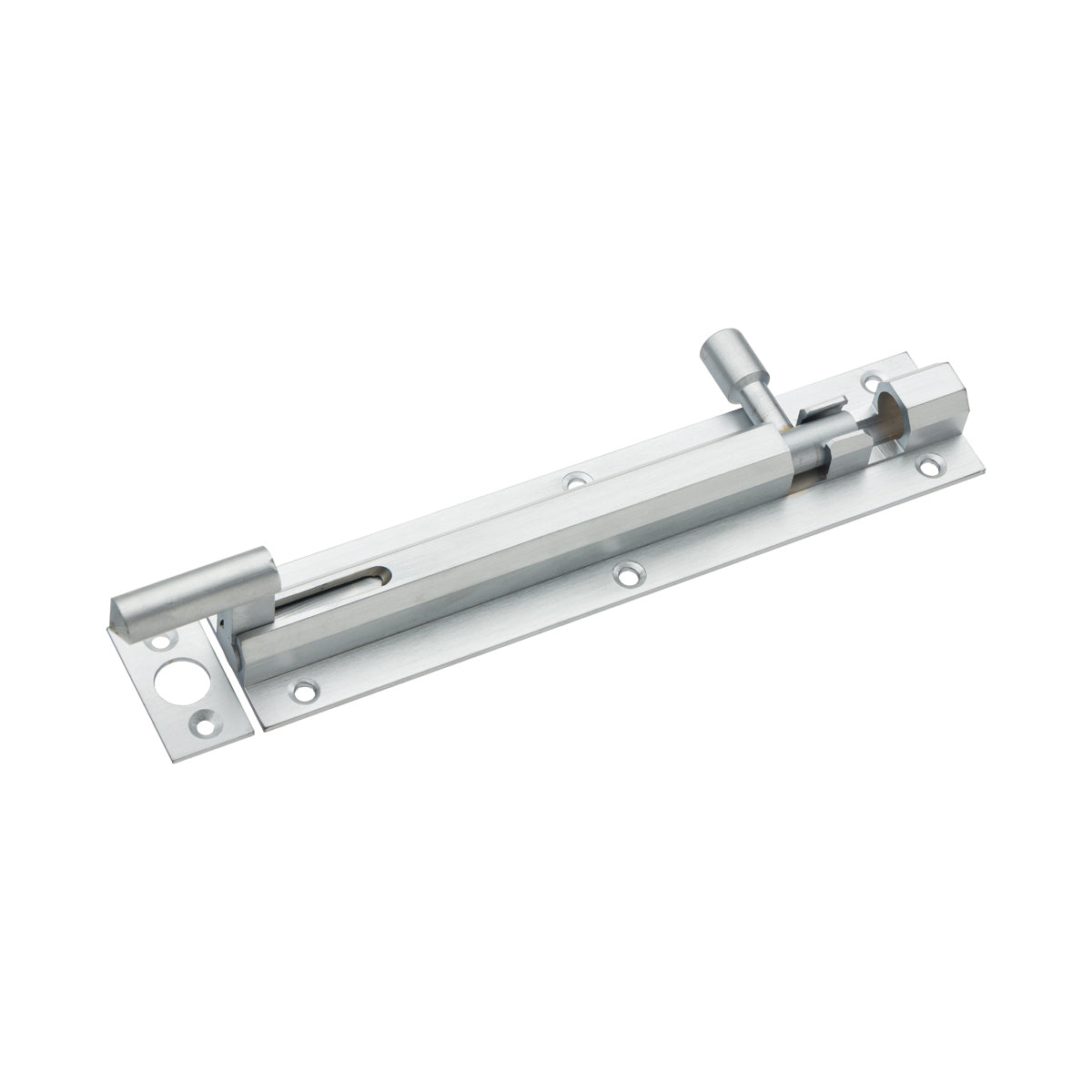 Necked Barrel Bolt 150mm, Chrome