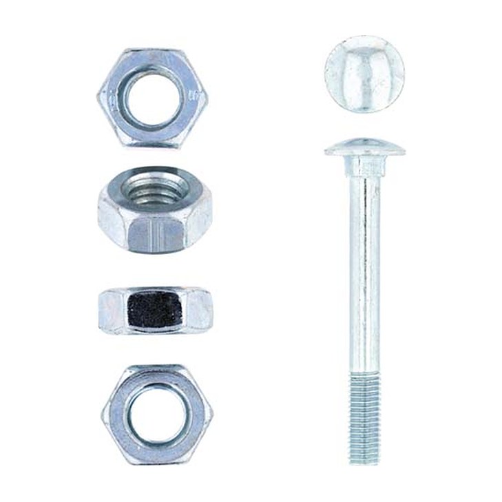 Eureka Cup Square Bolt & Nut, Galvanised 10 x 90mm
