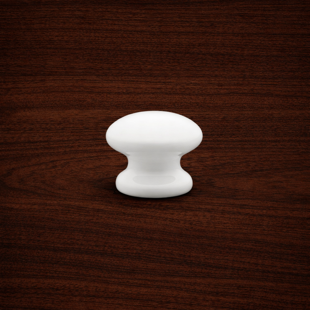 Ceramic Knob 38mm, White
