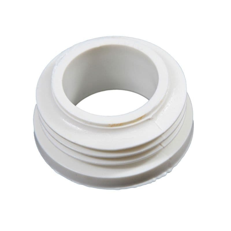 White Rubber Flush Pipe Connector