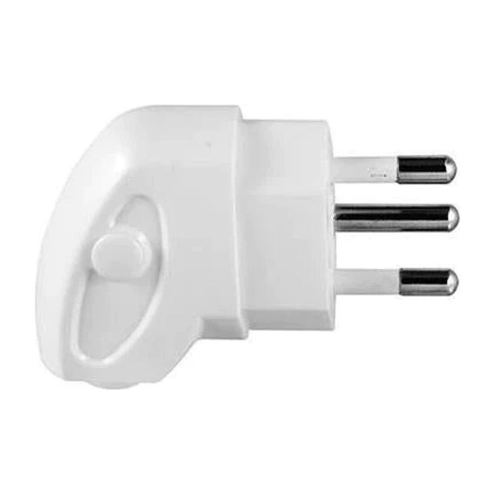 KonstruktIt Slimline Plug Top 16A, 3-Pin – White