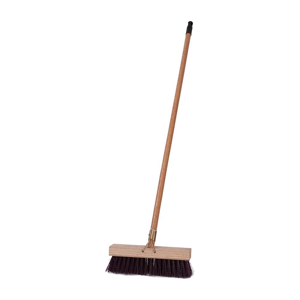 Academy Millennium Synthetic Platform Broom with 1.2m Wooden Handle – 305mm