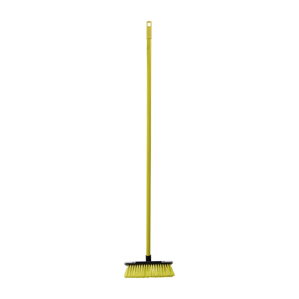 Academy Funky Broom, Flagged PVC Fibre, with 1.2m Metal Handle