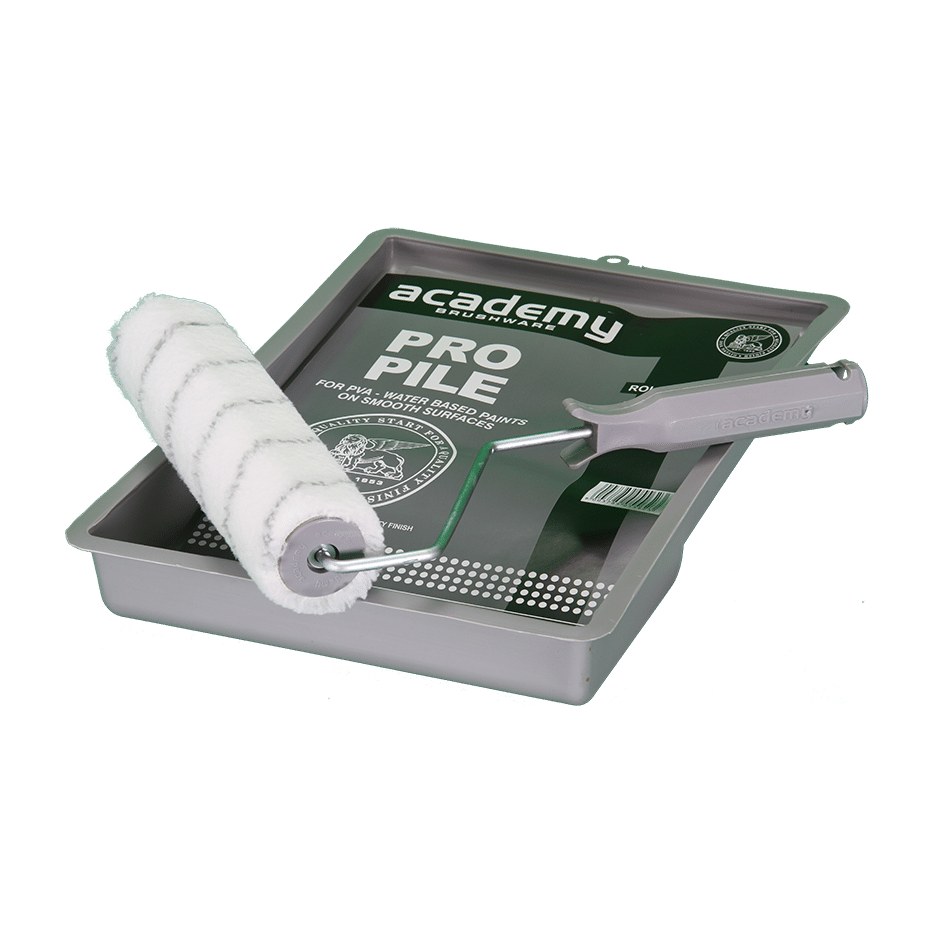 Academy Propile Paint Roller &amp; Tray Set 225mm