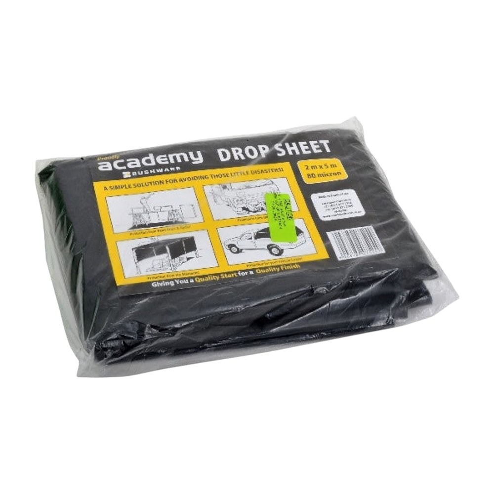 Academy Heavy Duty Drop Sheet 2 x 5m, 100 Micron