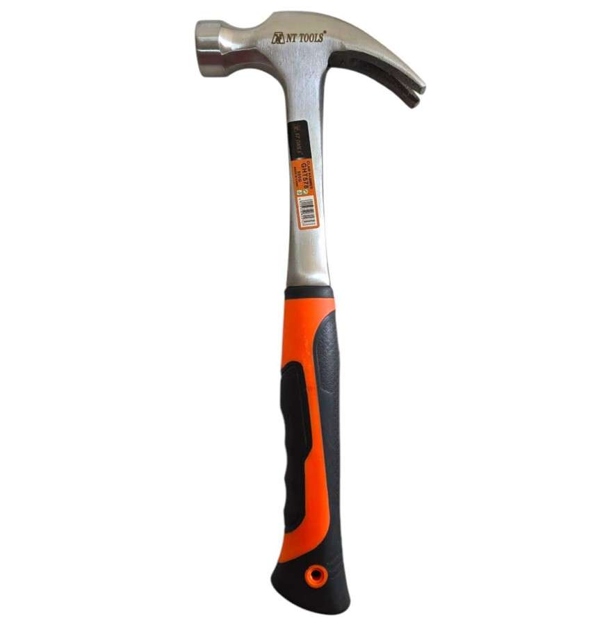 KonstruktIt Claw Hammer 500g, All Steel, Rubber Grip