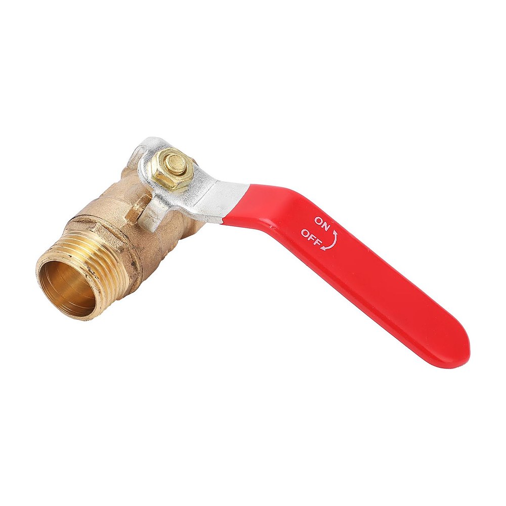 KonstruktIt Brass Ball Valve 1/2", Long Handle