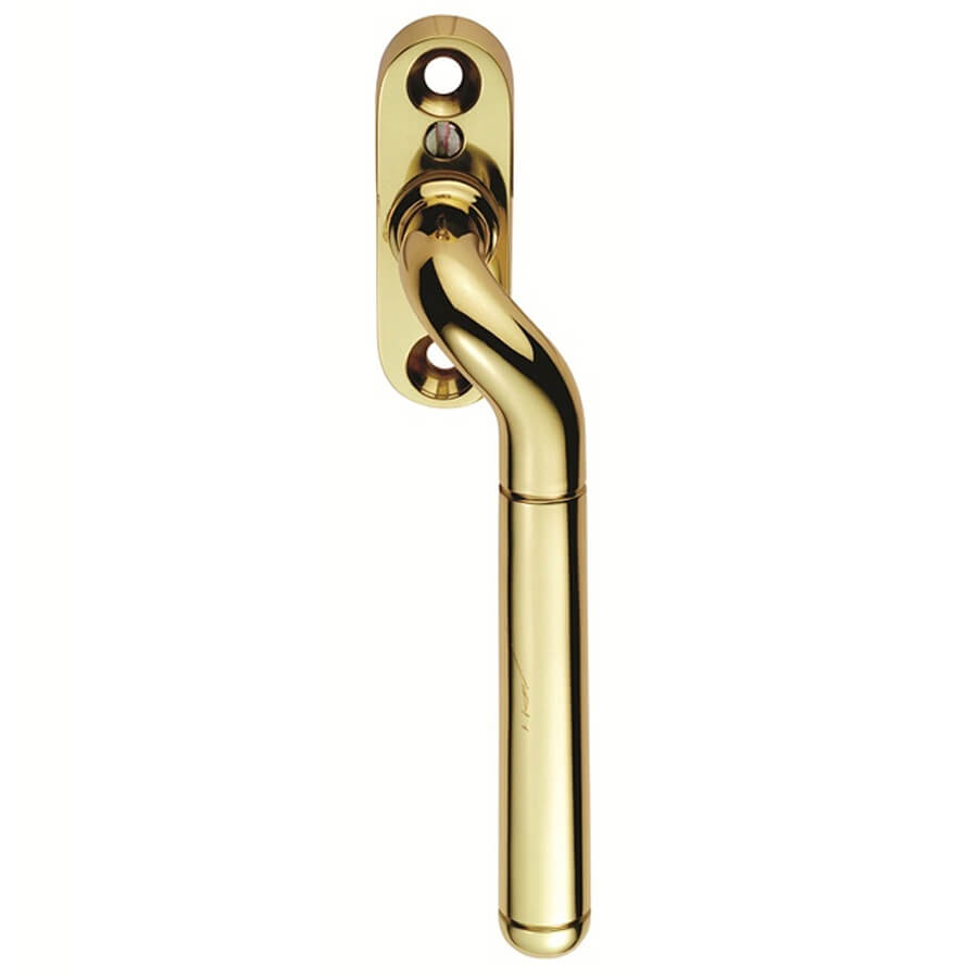 Cast Brass Window Handle, Right Hand