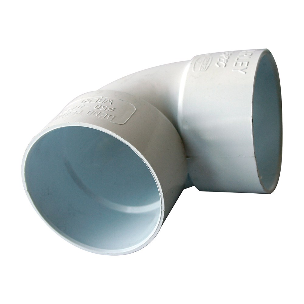 KonstruktIt PVC Bend 50mm x 87.5°, Plain
