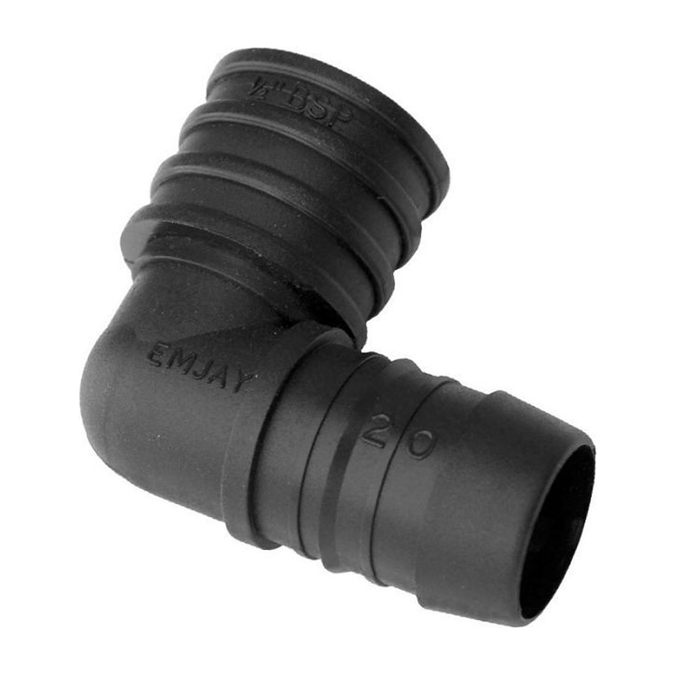 Emjay Female Combination Elbow 25mm x 1" BSP