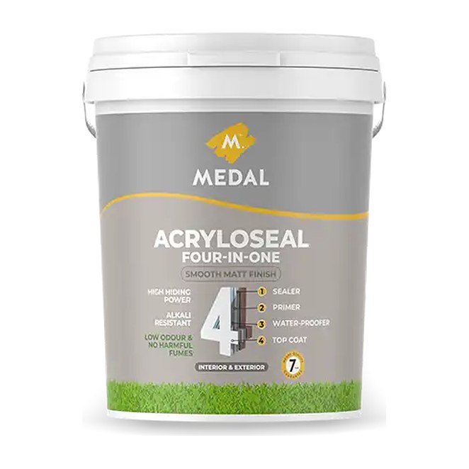 Medal Acryloseal Four-in-One PVA, White – 20L