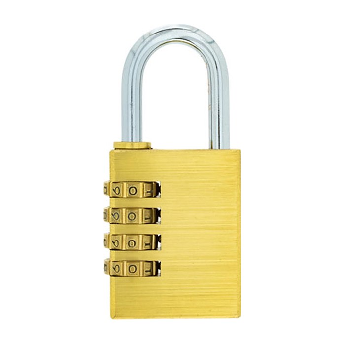 Combination Padlock Brass 40mm