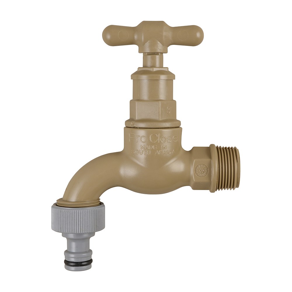 KonstruktIt Plastic Garden Tap – 3/4" x 3/4"