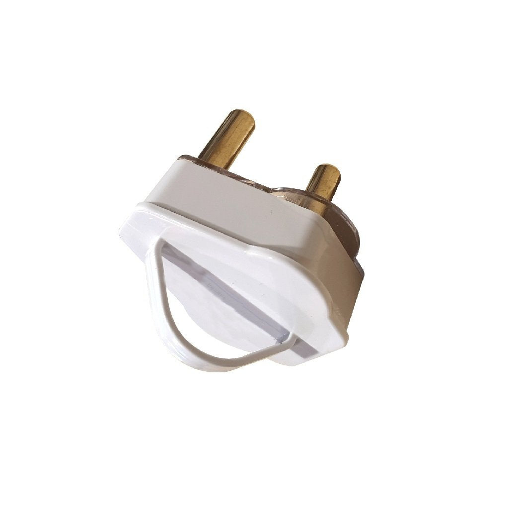 KonstruktIt Plug Top with Handle, 3-Pin, White