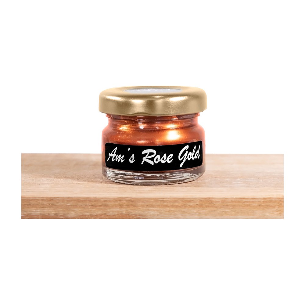 Tjhoko Paint Am's Rose Gold Metallic Paint – 25ml